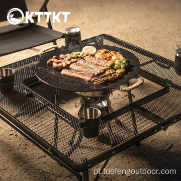 Grill de acampamento para viagens ao ar livre